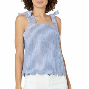 NWT Ella Moss Esther ScallopTank